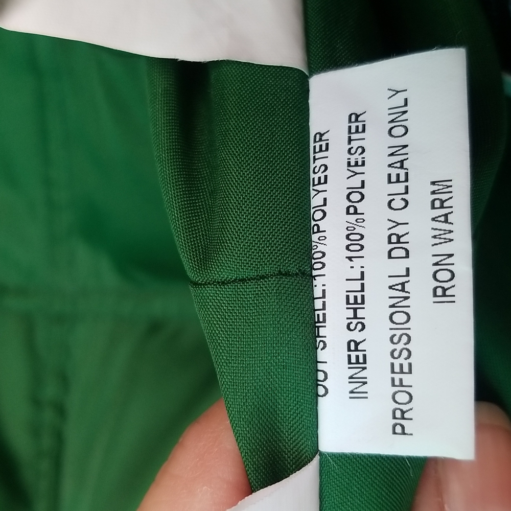 Emerald Green Rouched Cocktail Dress - Picture 6 of 6